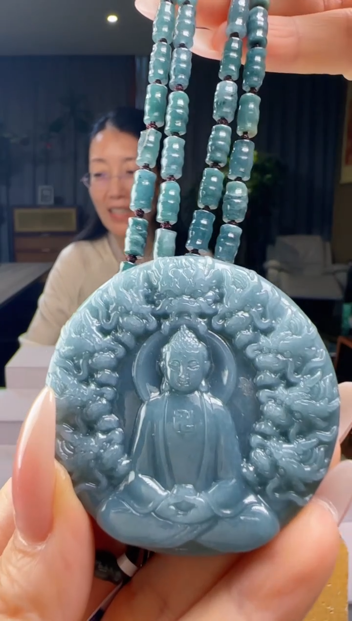 翡翠未镶嵌吊坠(赠链)多样性发其一YJ@@60B7J03757