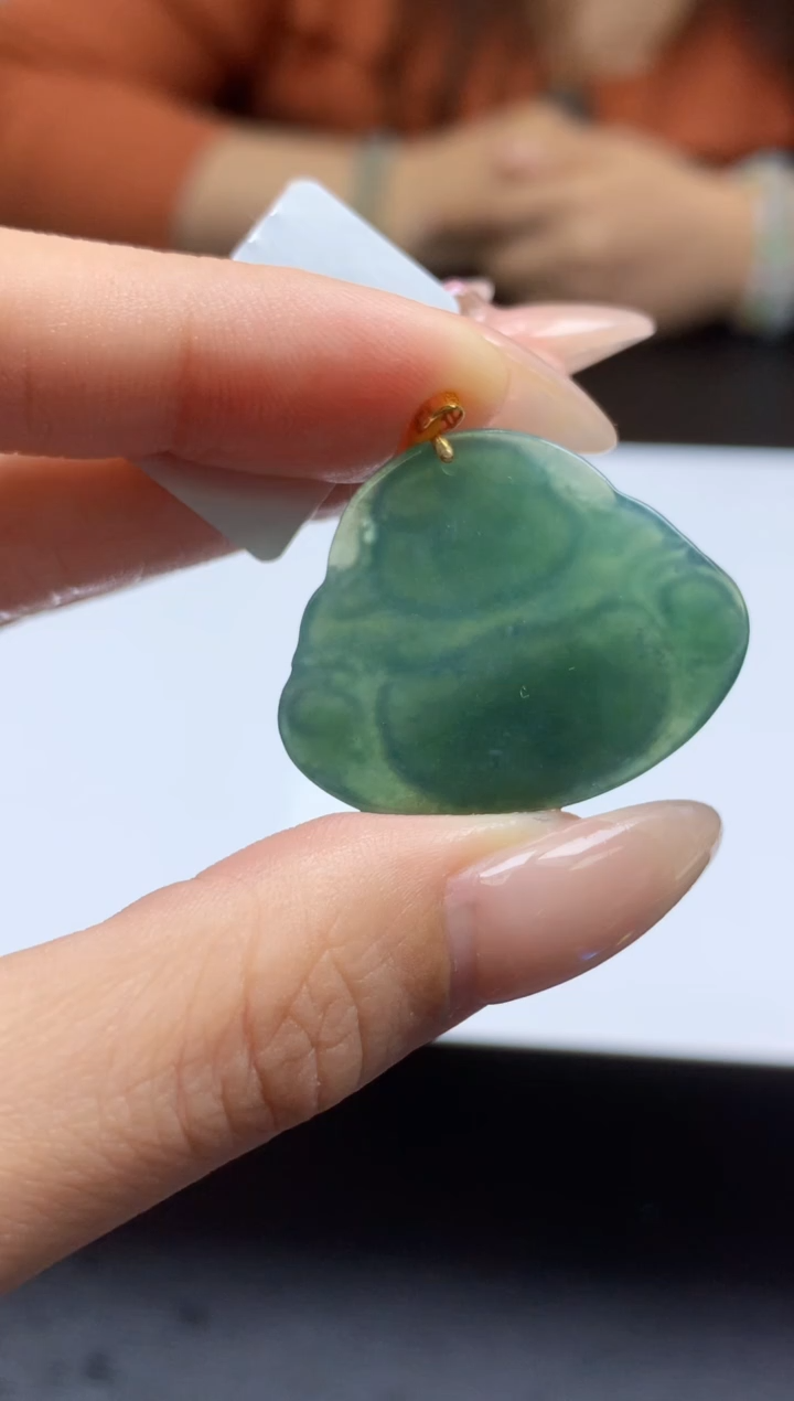 【闪购商品】定制翡翠未镶嵌011ee-毛货佛公86赠金扣