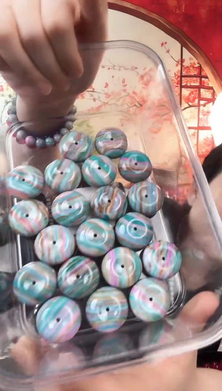 3号多彩共生平安扣吊坠