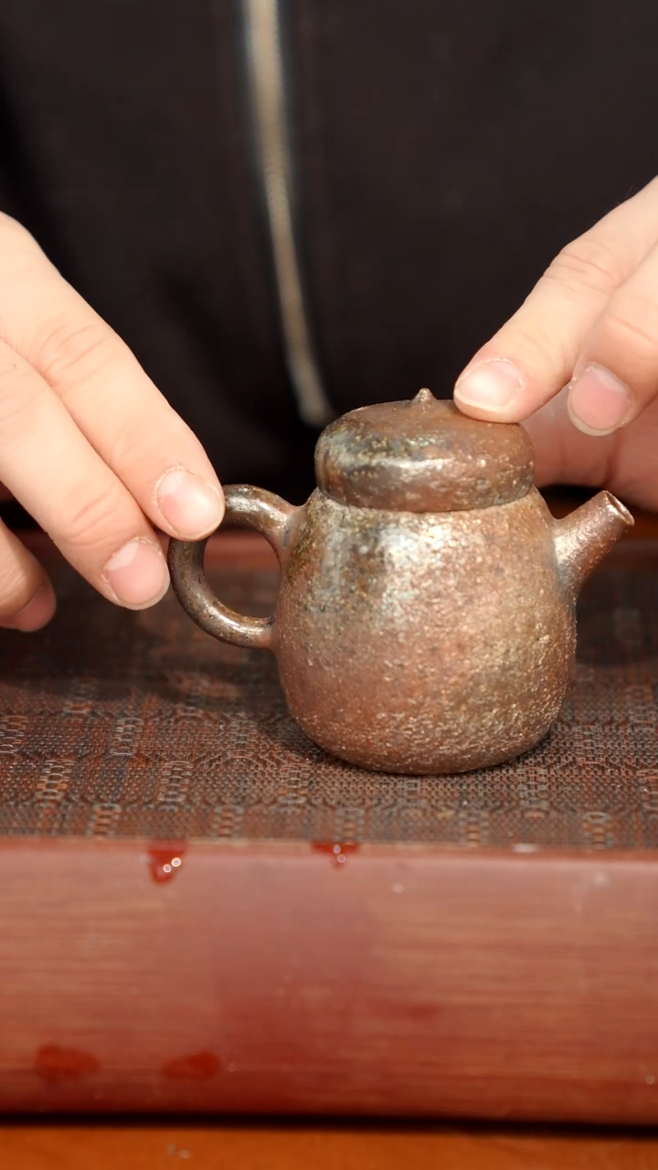 陶瓷奢瓷/瑞寅柴烧茶器（壶）115瑕疵