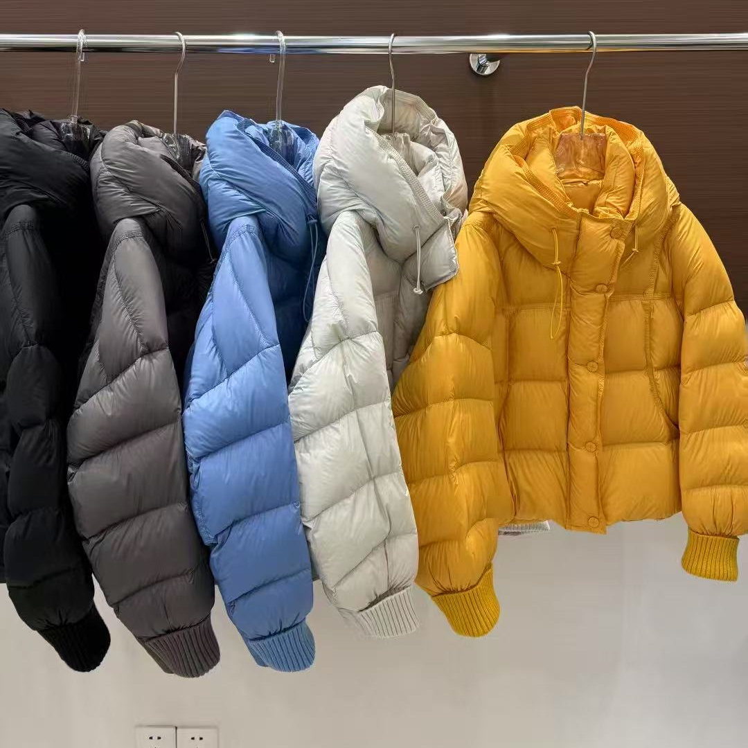 短款常规连帽韩版显瘦鸭绒羽绒服女款