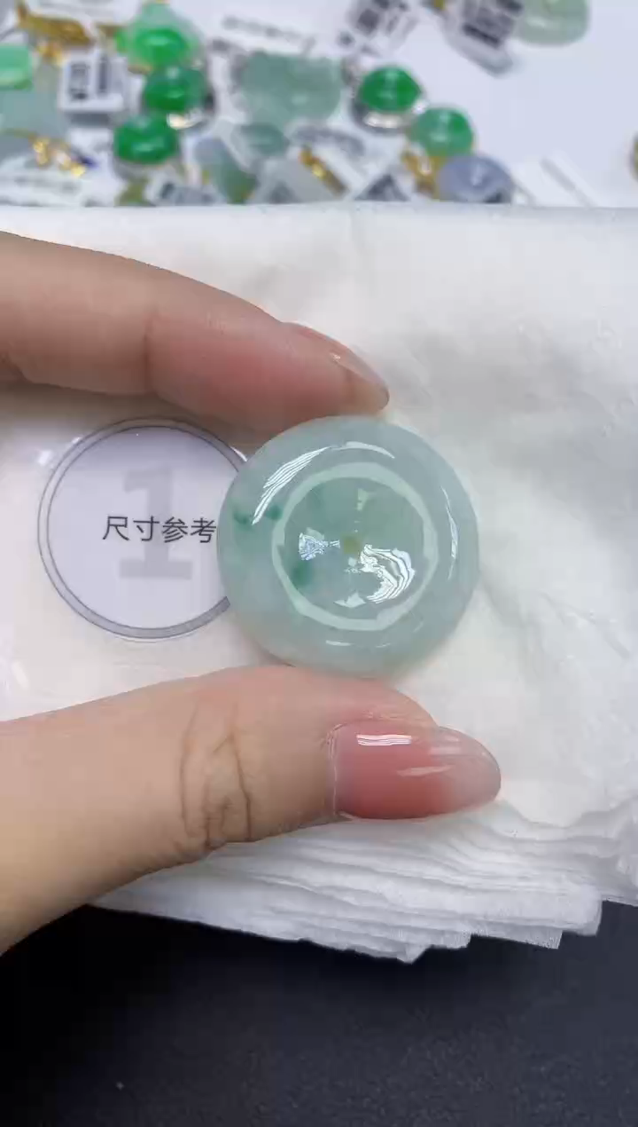 颈饰未镶嵌翡翠天然缅甸翡翠A货百元以上9元证书费自理