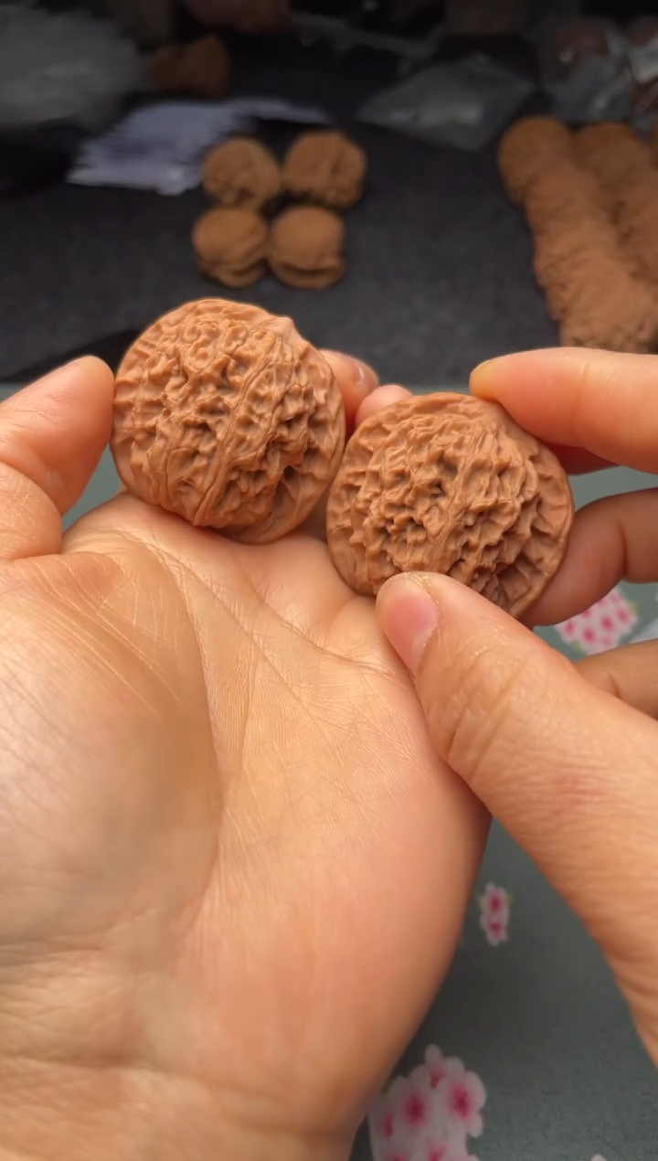 把件文玩核桃w14  盘龙纹 40尺