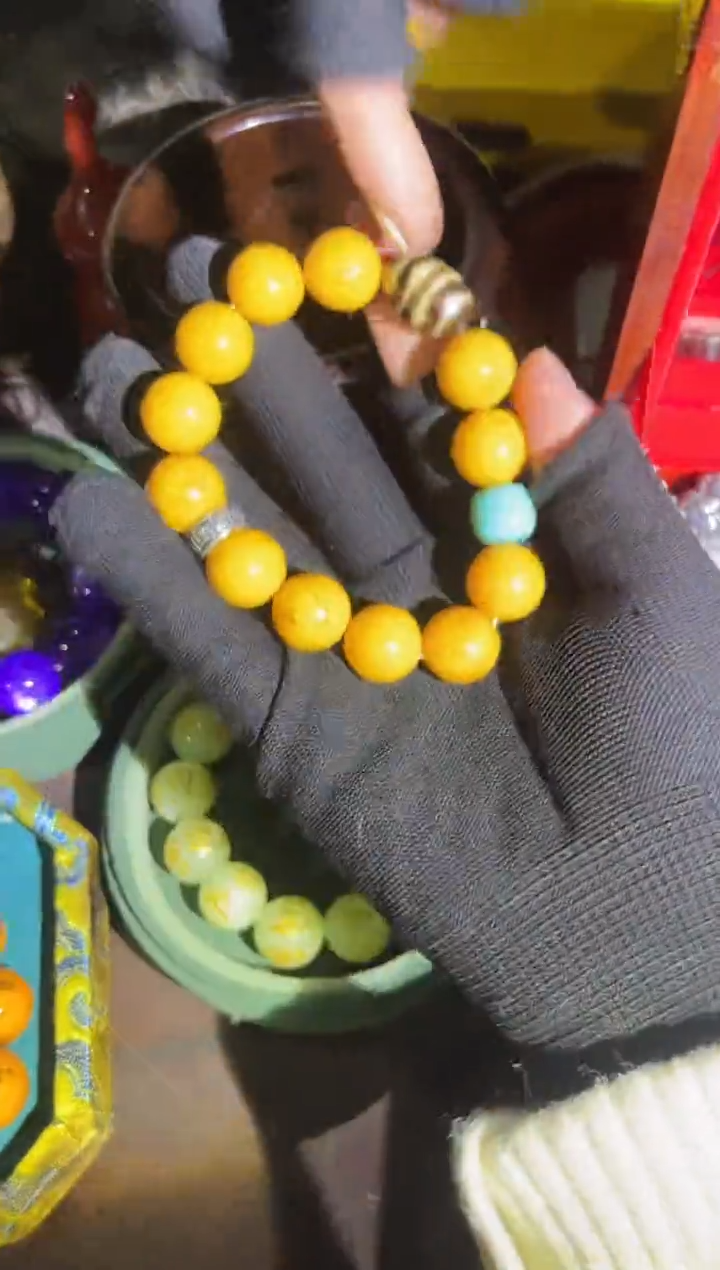 【闪购商品】琥珀手链未镶嵌29财财财财财财财财财财