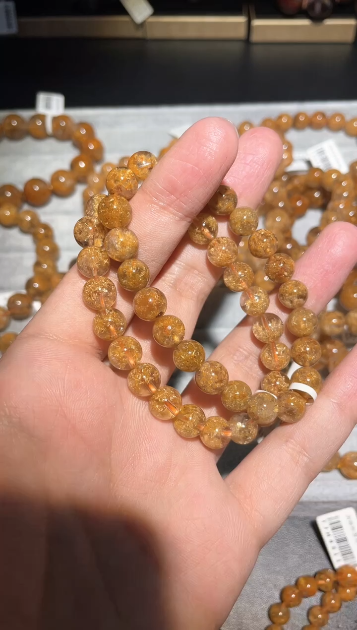 【闪购商品】水晶手链未镶嵌钛晶花单圈A8（多样性发其一）