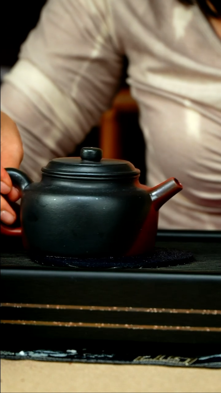 茶壶紫砂朱泥柴烧德钟壶245cc