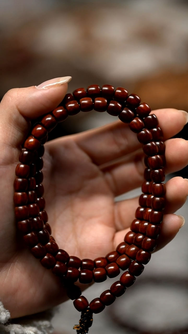 【闪购商品】檀香紫檀（小叶紫檀）无事牌 直切尺寸6.5*7mm