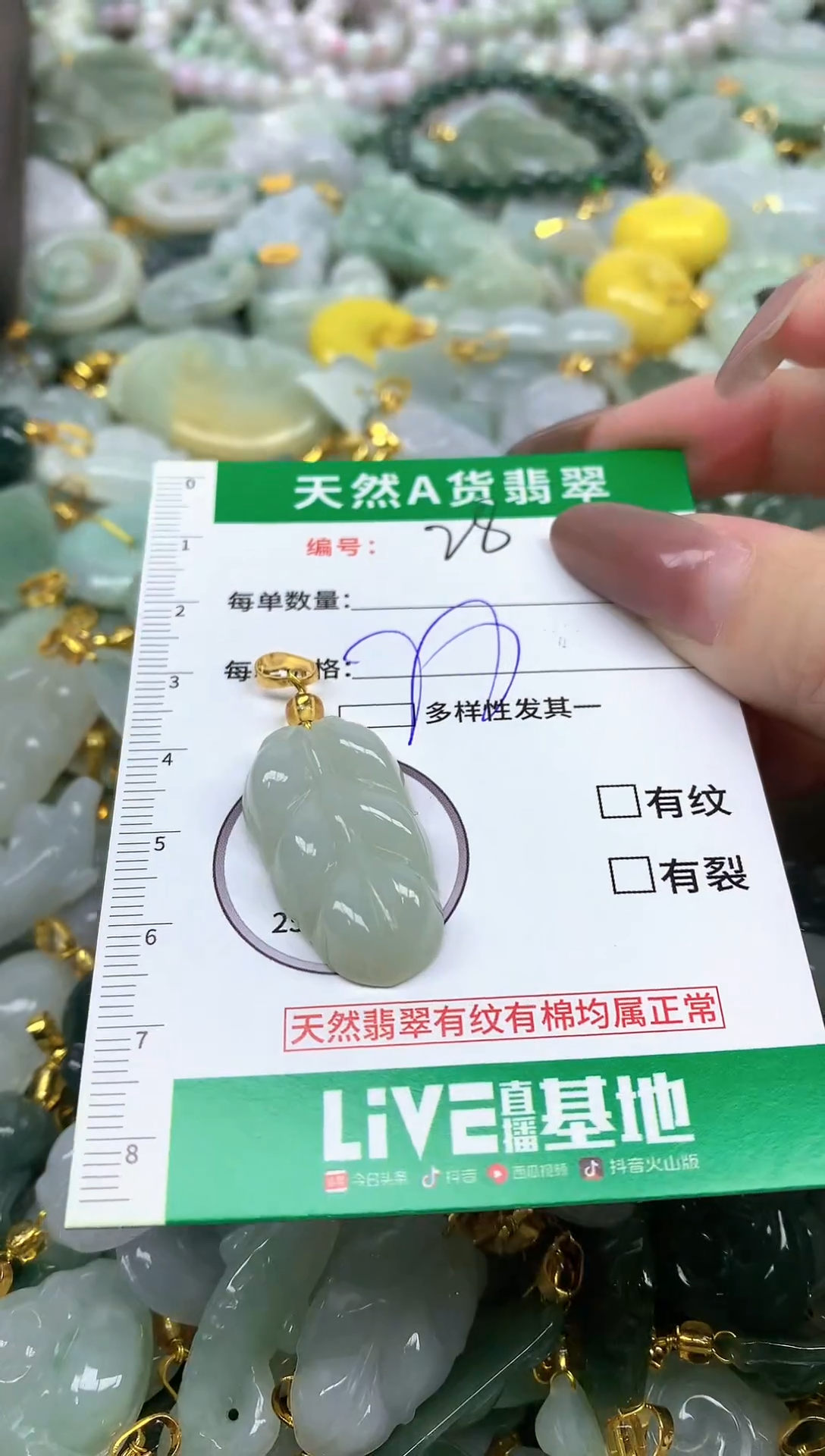 颈饰未镶嵌翡翠未镶嵌a货翡翠-28