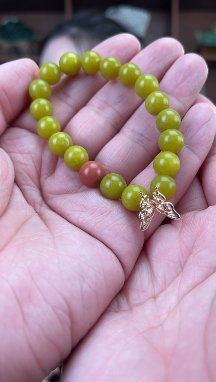 未镶嵌蛇纹石玉颈饰多样性发货拍一发一