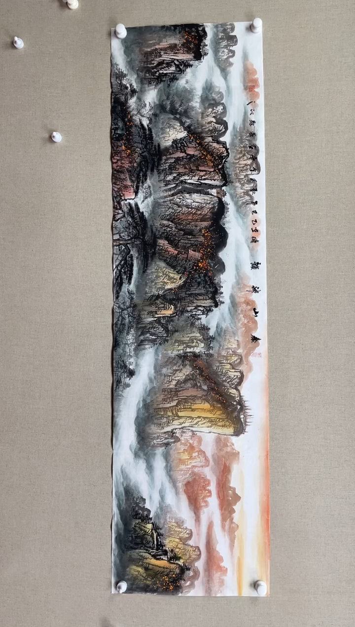 国画180*48 李金华李金华李金华李金华