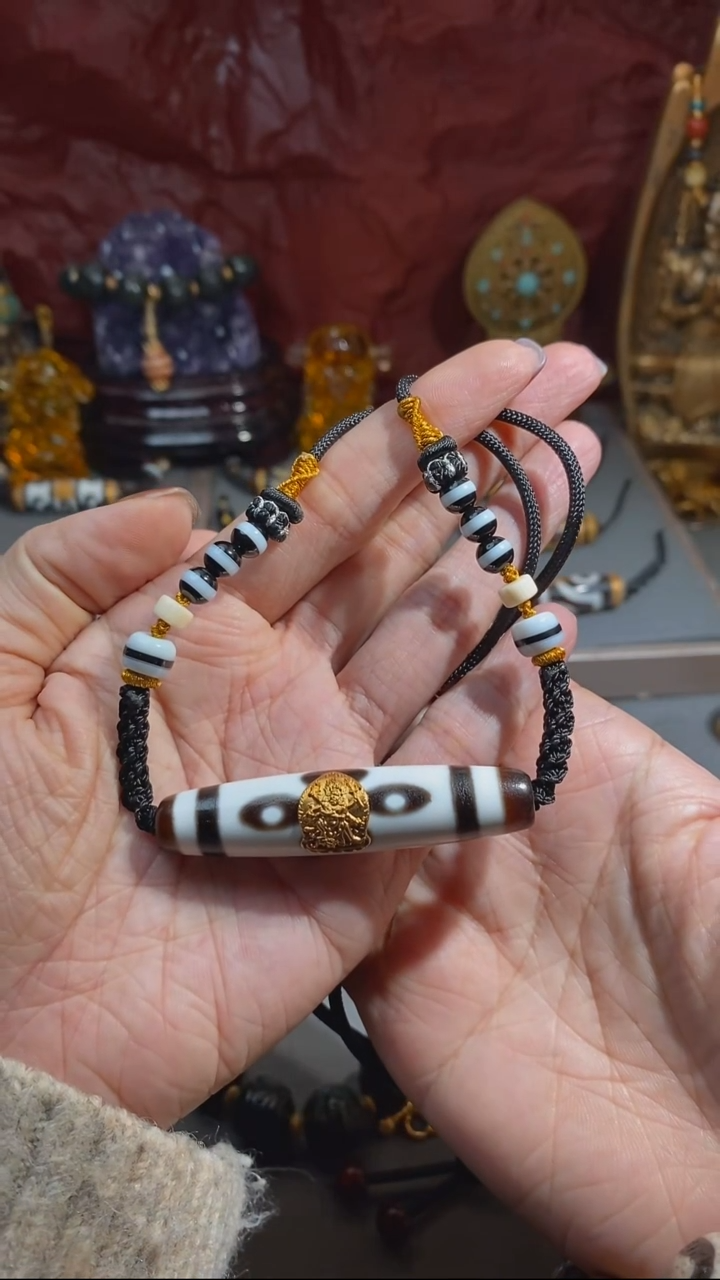 玛瑙/玉髓（覆膜）颈饰18K金镶嵌Q458-雪域白五闪项链多样性发一