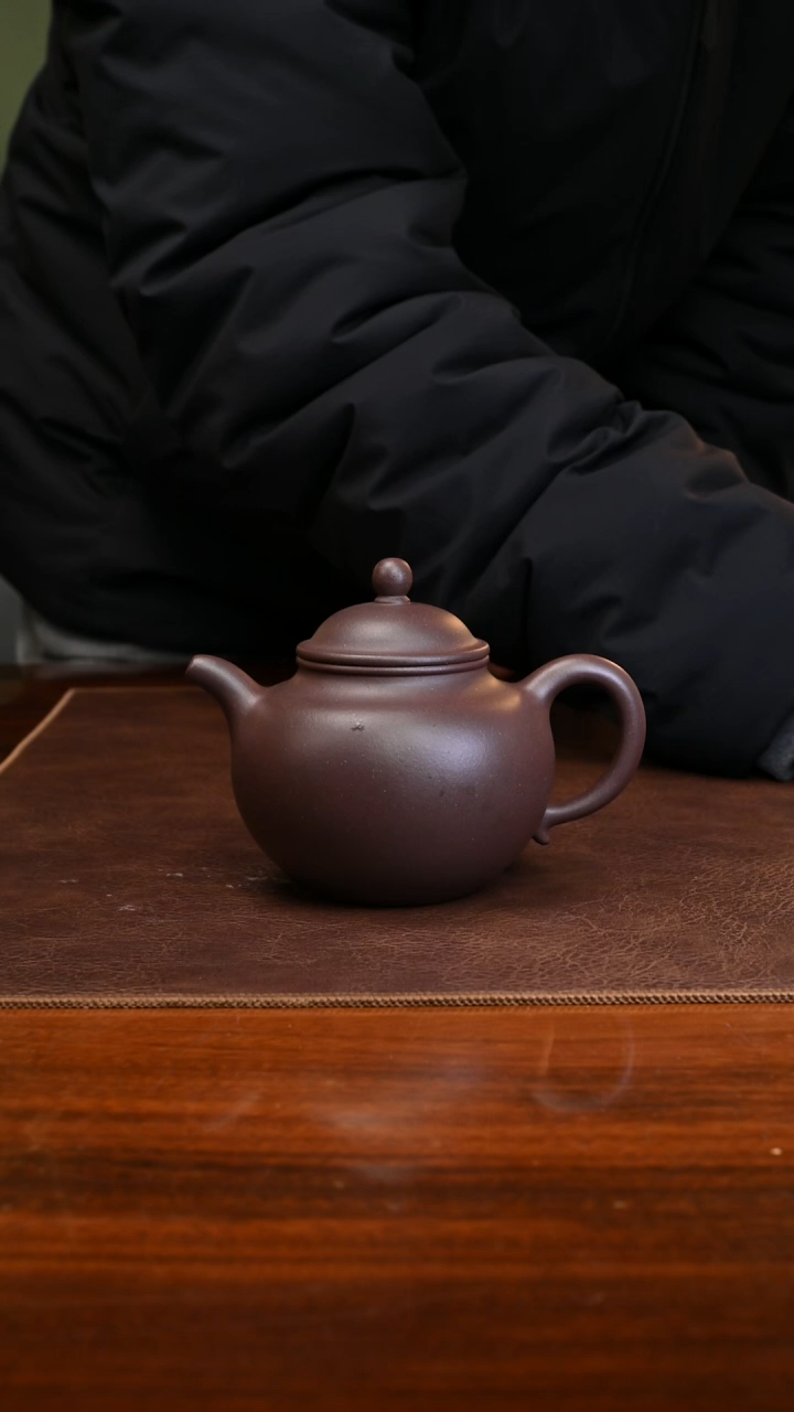 【闪购商品】紫砂茶壶底槽青240cc秋水范兆丰