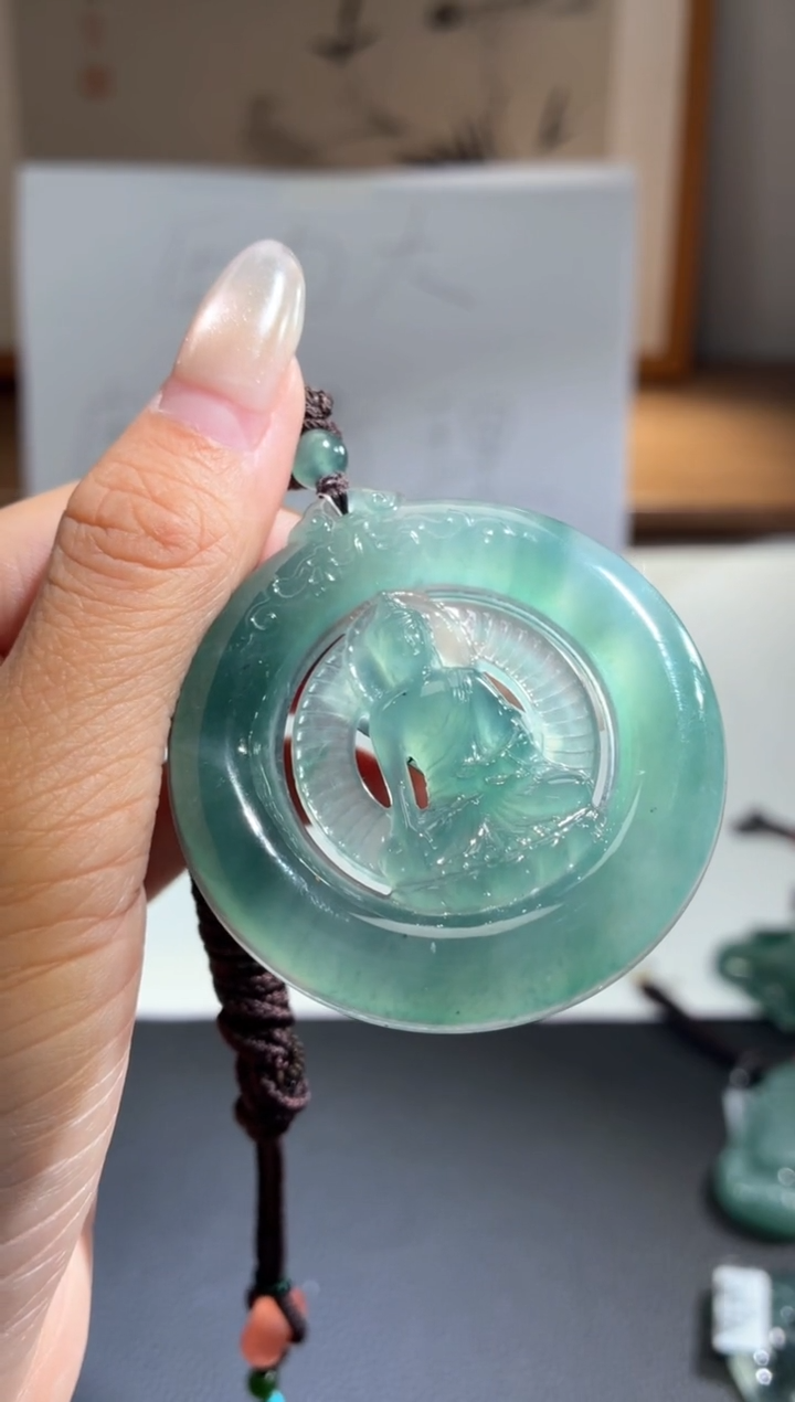 吊坠(不含链)未镶嵌翡翠天然翡翠A货