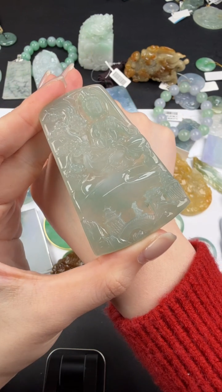 吊坠(不含链)未镶嵌翡翠翡翠饰品-239