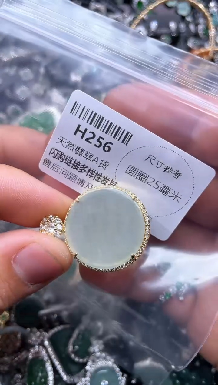 【闪购商品】翡翠颈饰未镶嵌H256吊坠