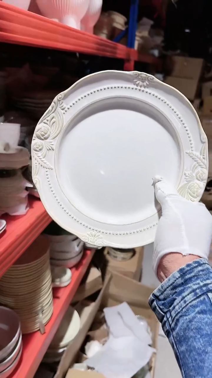 【闪购商品】瓷片莫尼大盘微瑕 凑满20元包邮