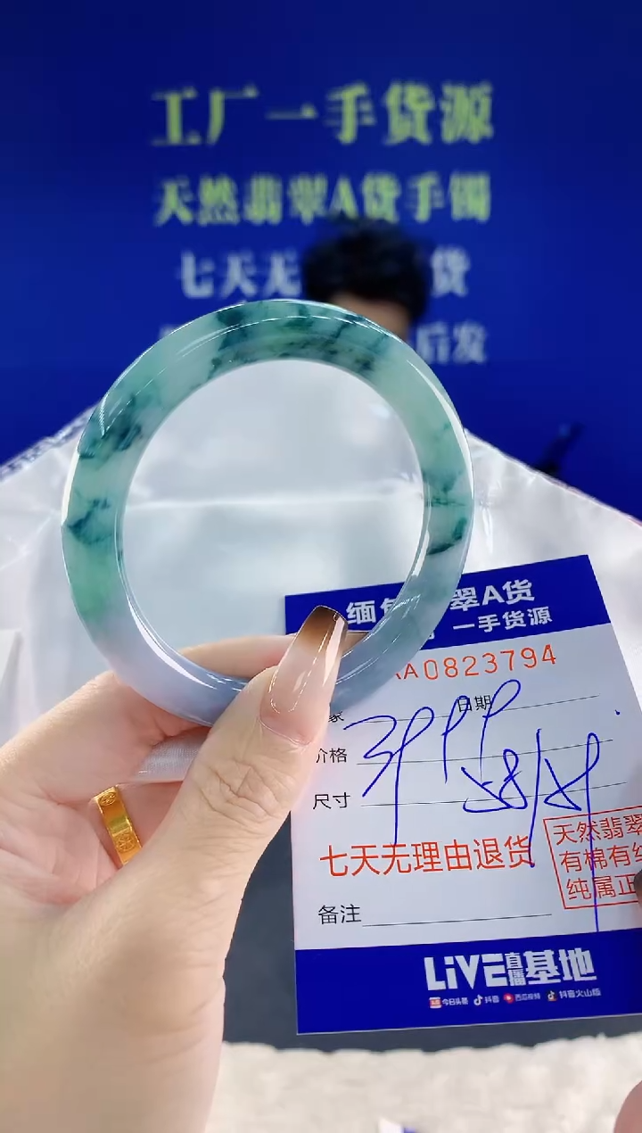 未镶嵌手镯翡翠94天然翡翠A货