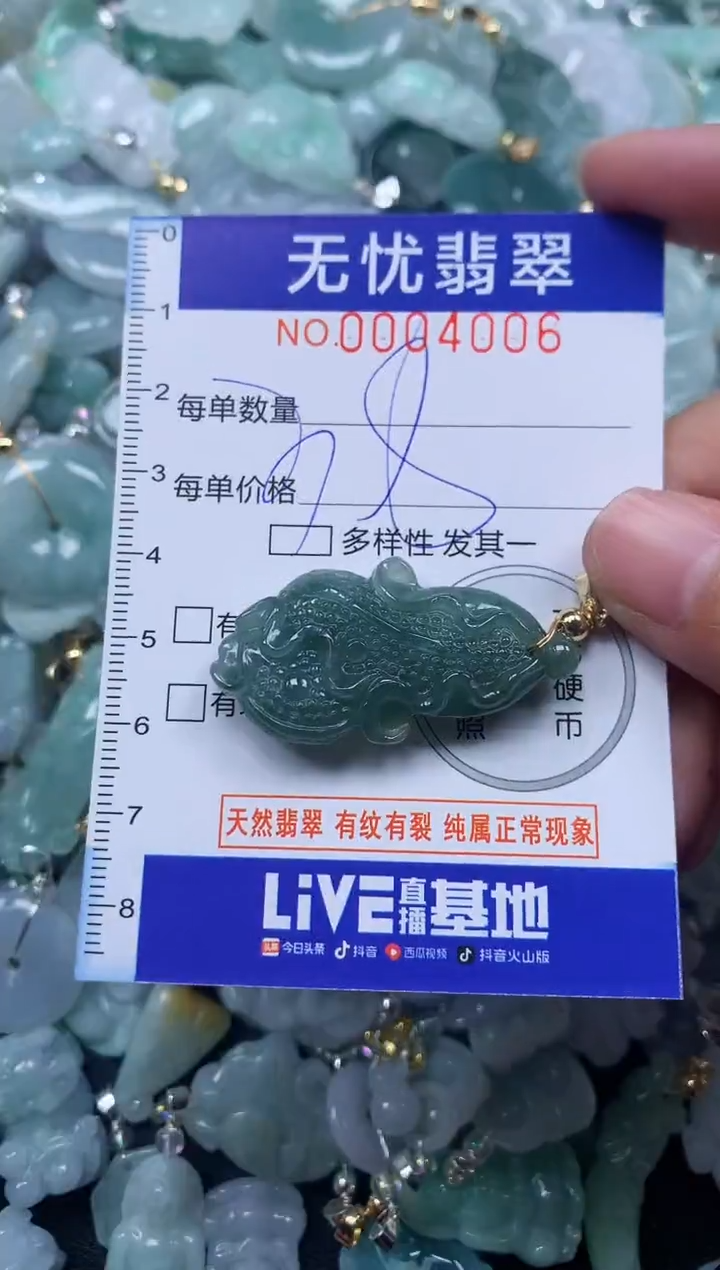 颈饰未镶嵌翡翠4006