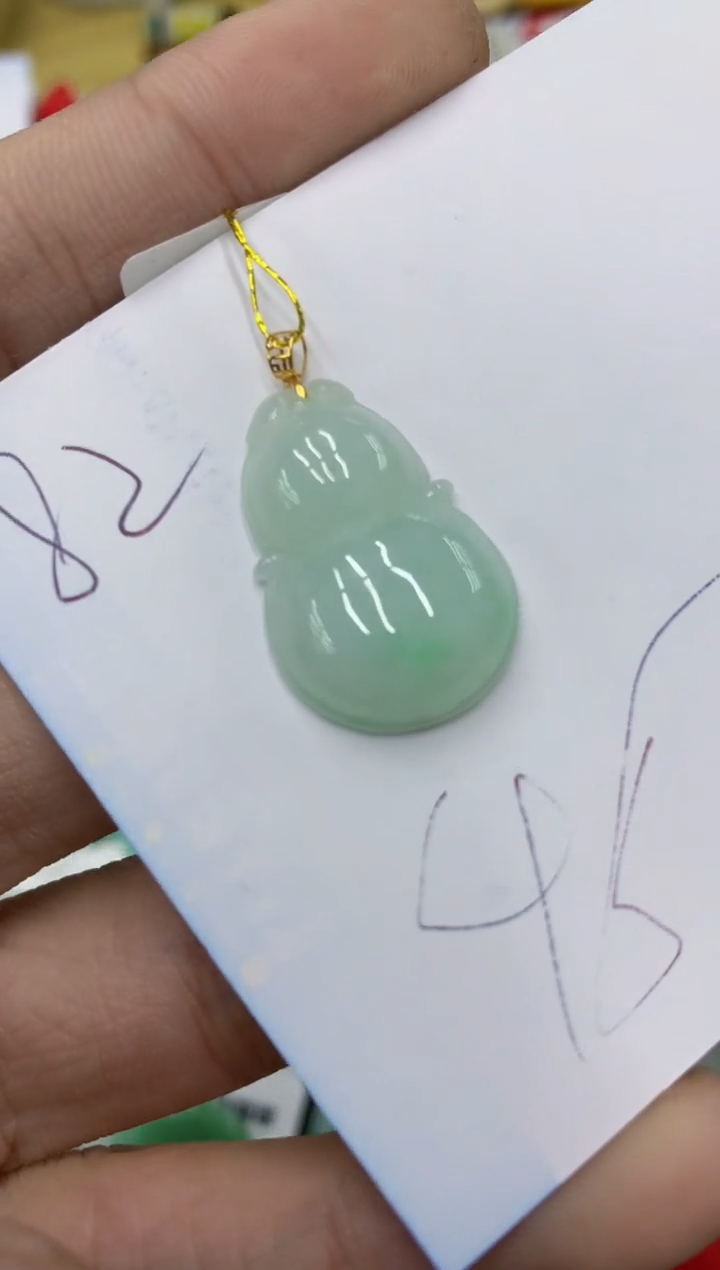 【闪购商品】翡翠颈饰18K金镶嵌号链接1111111