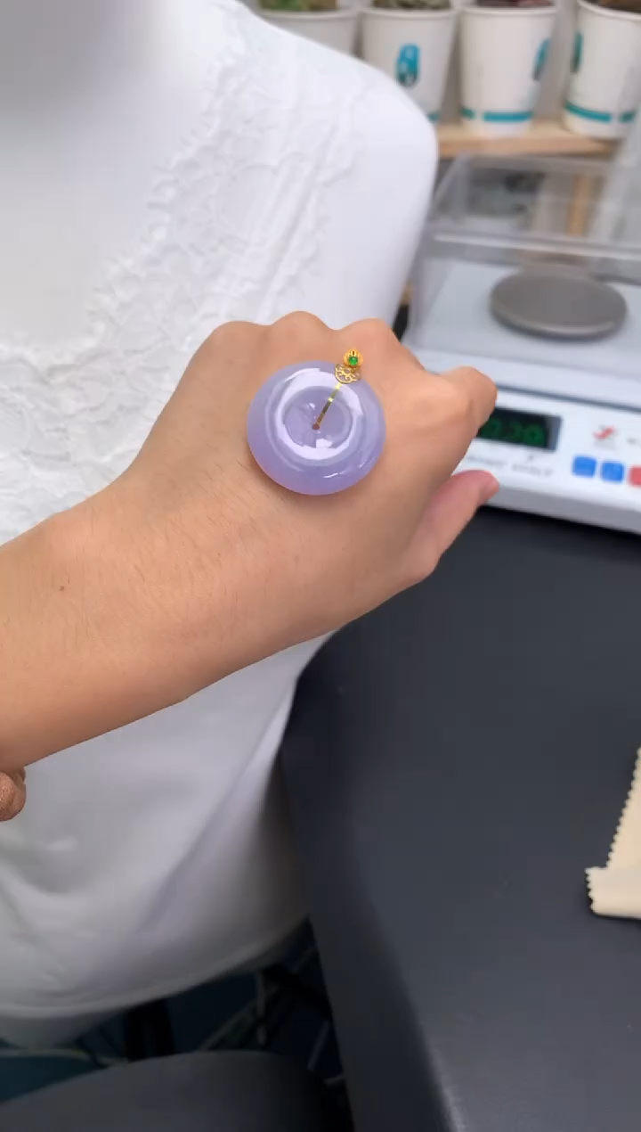 定制翡翠18K金镶嵌月*弯模式推广期48小时鉴赏期