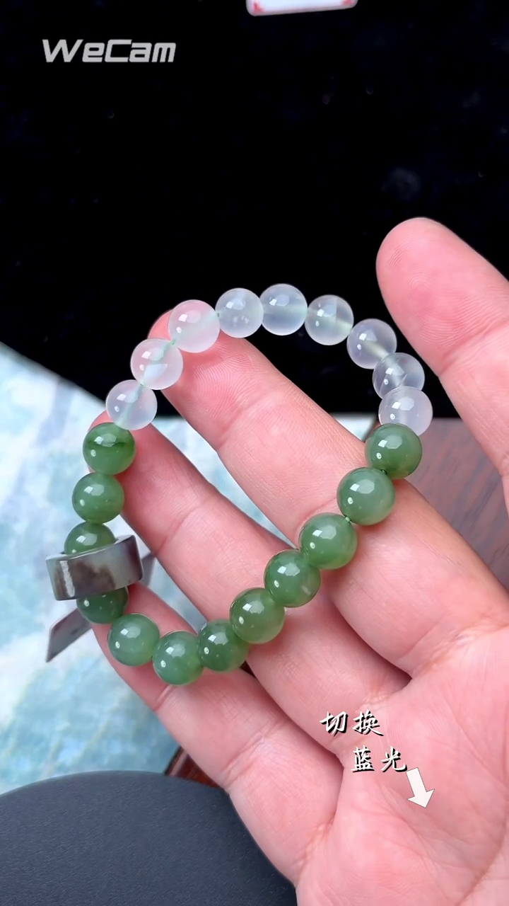 未镶嵌手链和田玉多样性发一