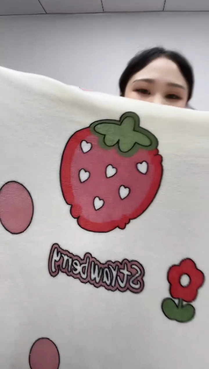 法兰绒2.3X2.2面料尺寸主播介绍为准