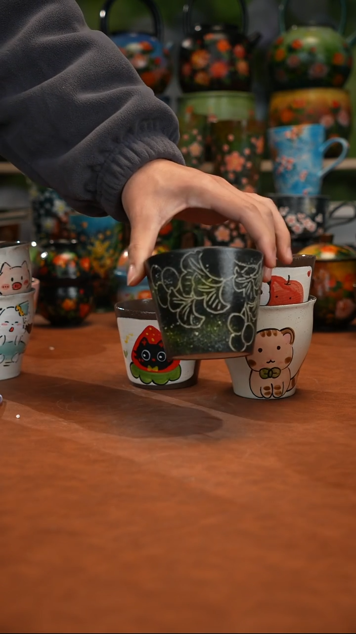 陶瓷油画釉下彩手绘