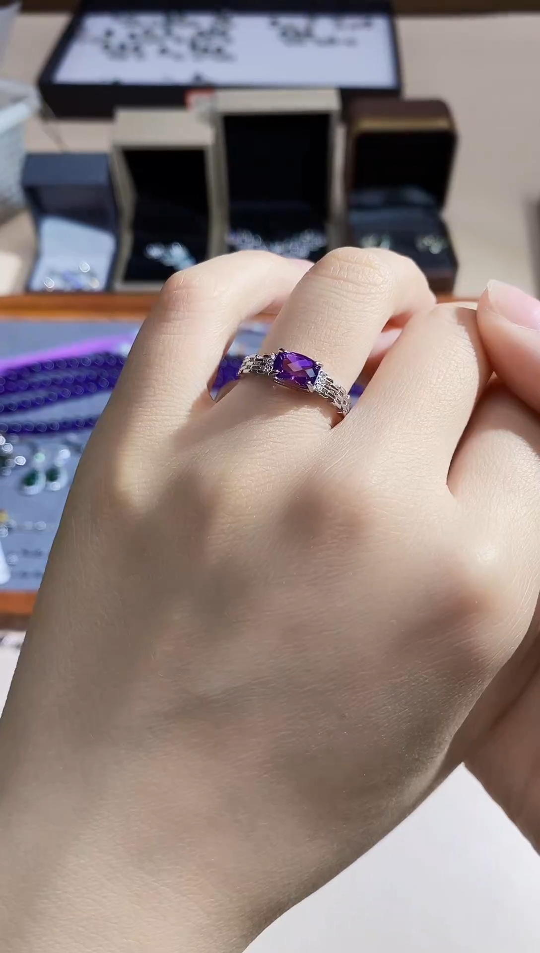 【闪购商品】水晶戒指未镶嵌多样性 发其一  【53】