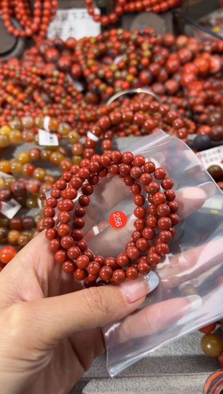 未镶嵌手串南红玛瑙5+
