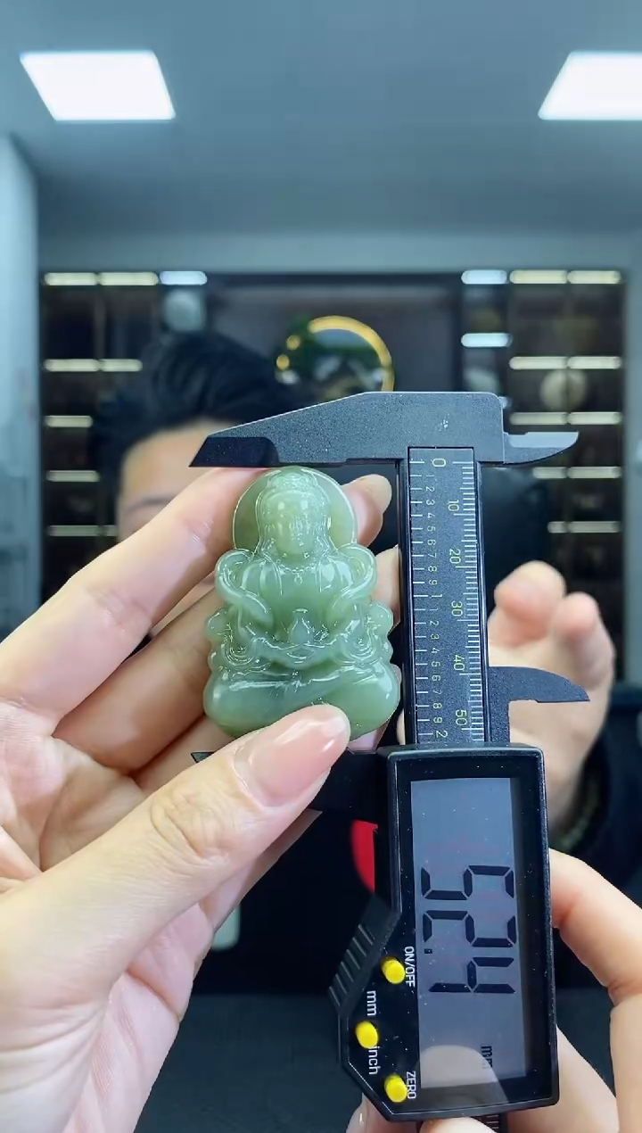 【闪购商品】和田玉颈饰未镶嵌观音清货3