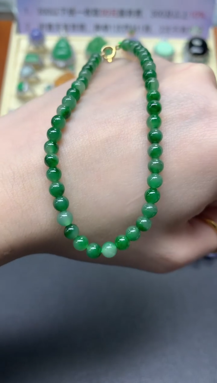 【闪购商品】翡翠手串未镶嵌手串|2100+210
