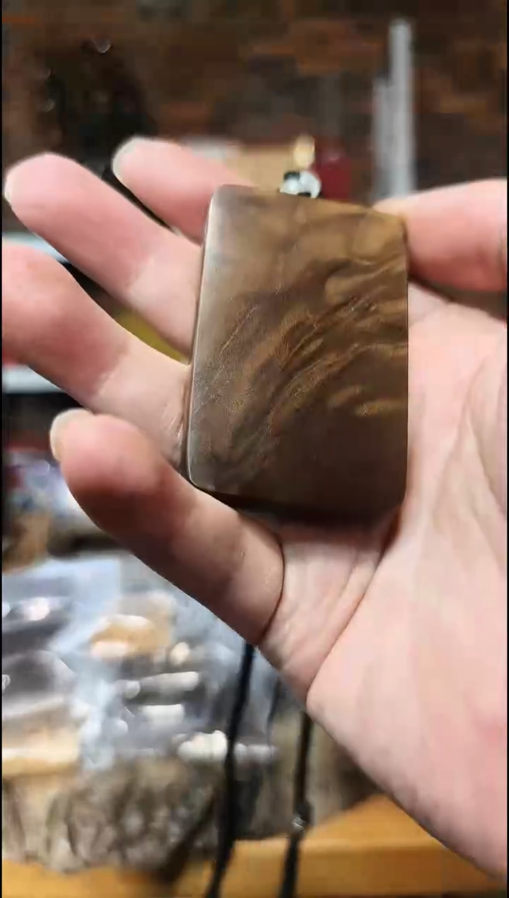 金丝楠无事牌脖挂