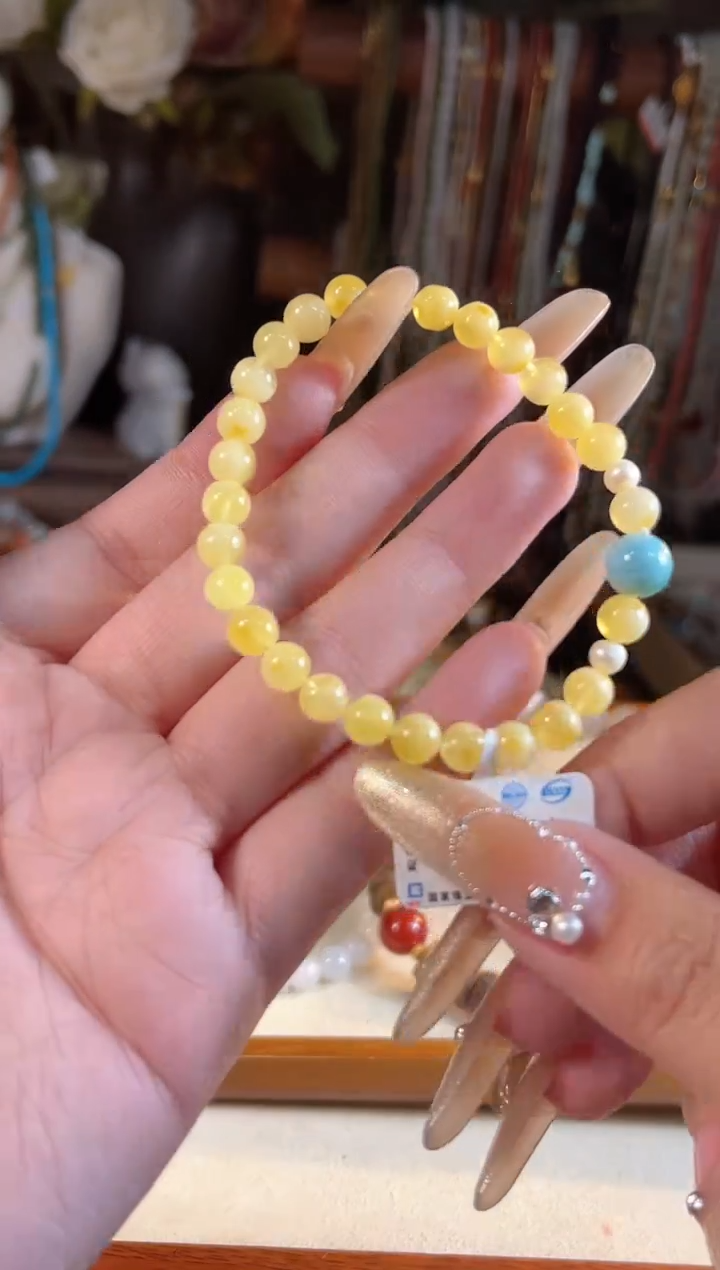 【闪购商品】蜜蜡手链未镶嵌多样性发货其一