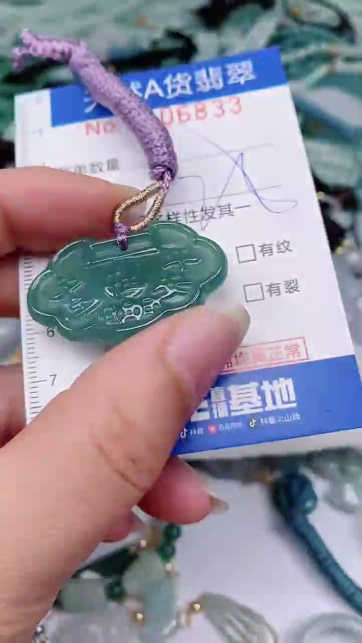【闪购商品】翡翠未镶嵌颈饰00006833