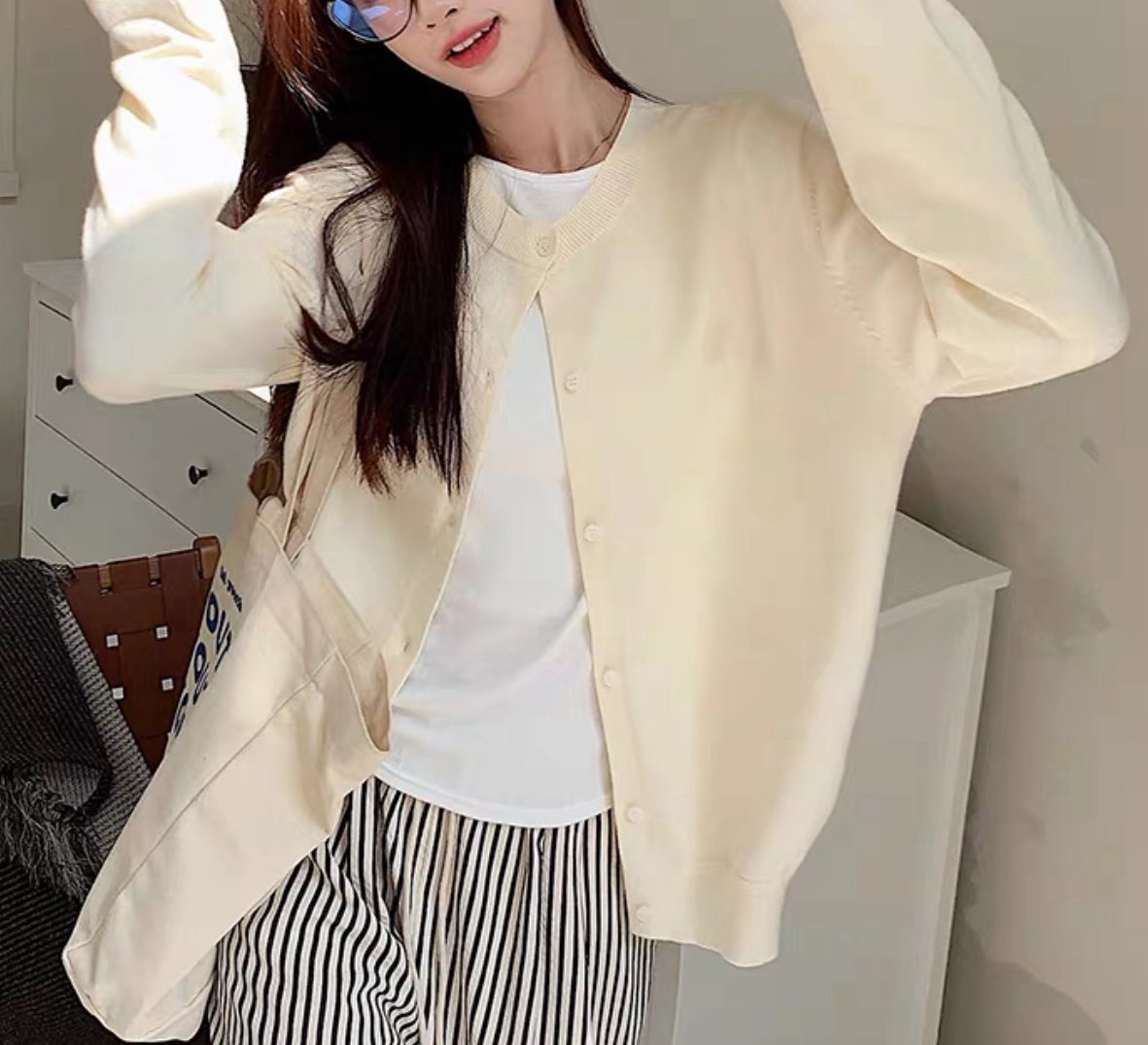 【新款】上衣服装时尚百搭气质休闲轻奢显瘦宽松女装3215[YN]Q