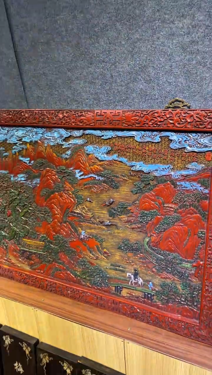 木紫檀拆件雕刻板以直播间实物为准微瑕老物件