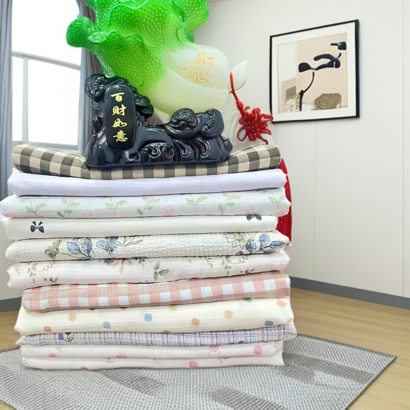 【睿智】花色布料手工发圈窗帘床品服装面料直播间讲解为准