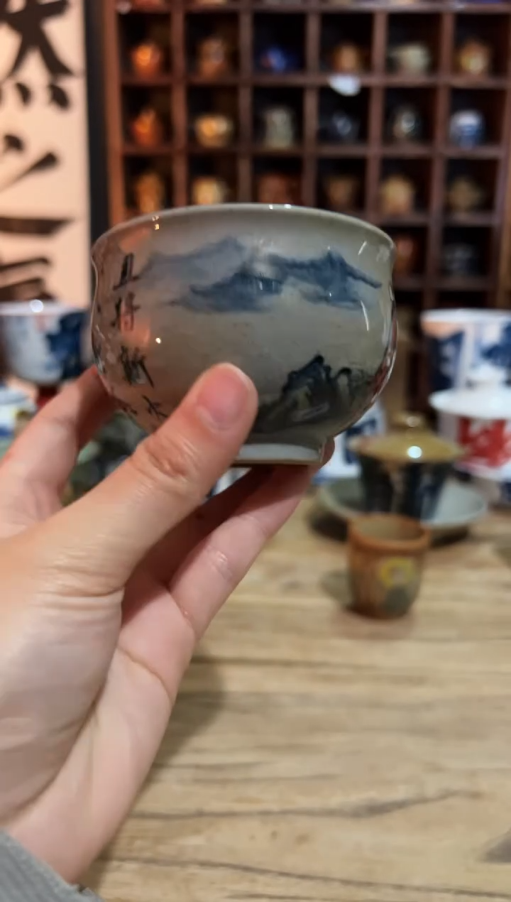 【闪购商品】观云听雨原创手绘茶具