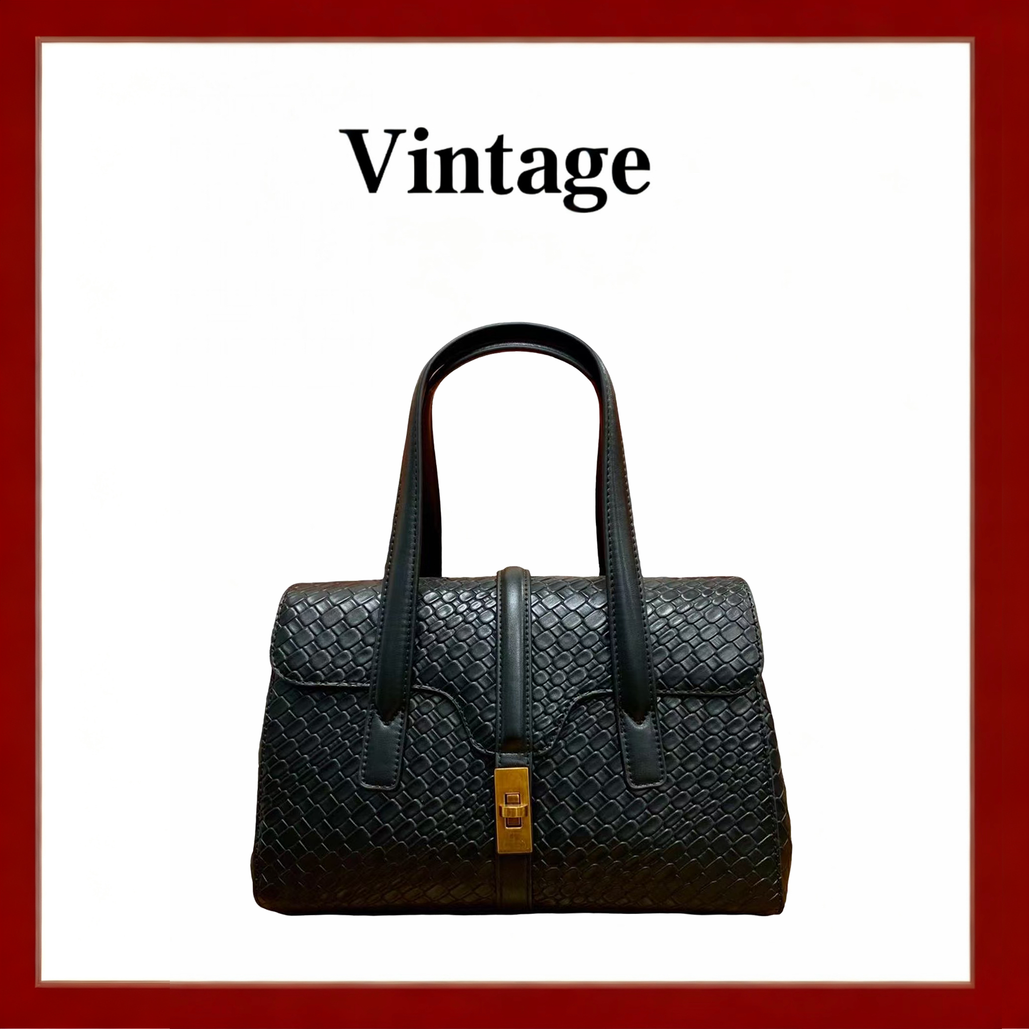 手提款包盖耐磨背包托特包手提包小众休闲6122黑色