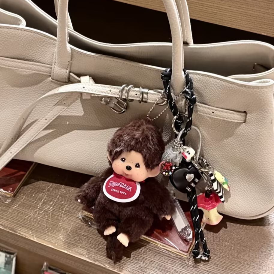 【冲绳限定】 Monchhichi 小男孩蒙奇奇钥匙扣玩偶
