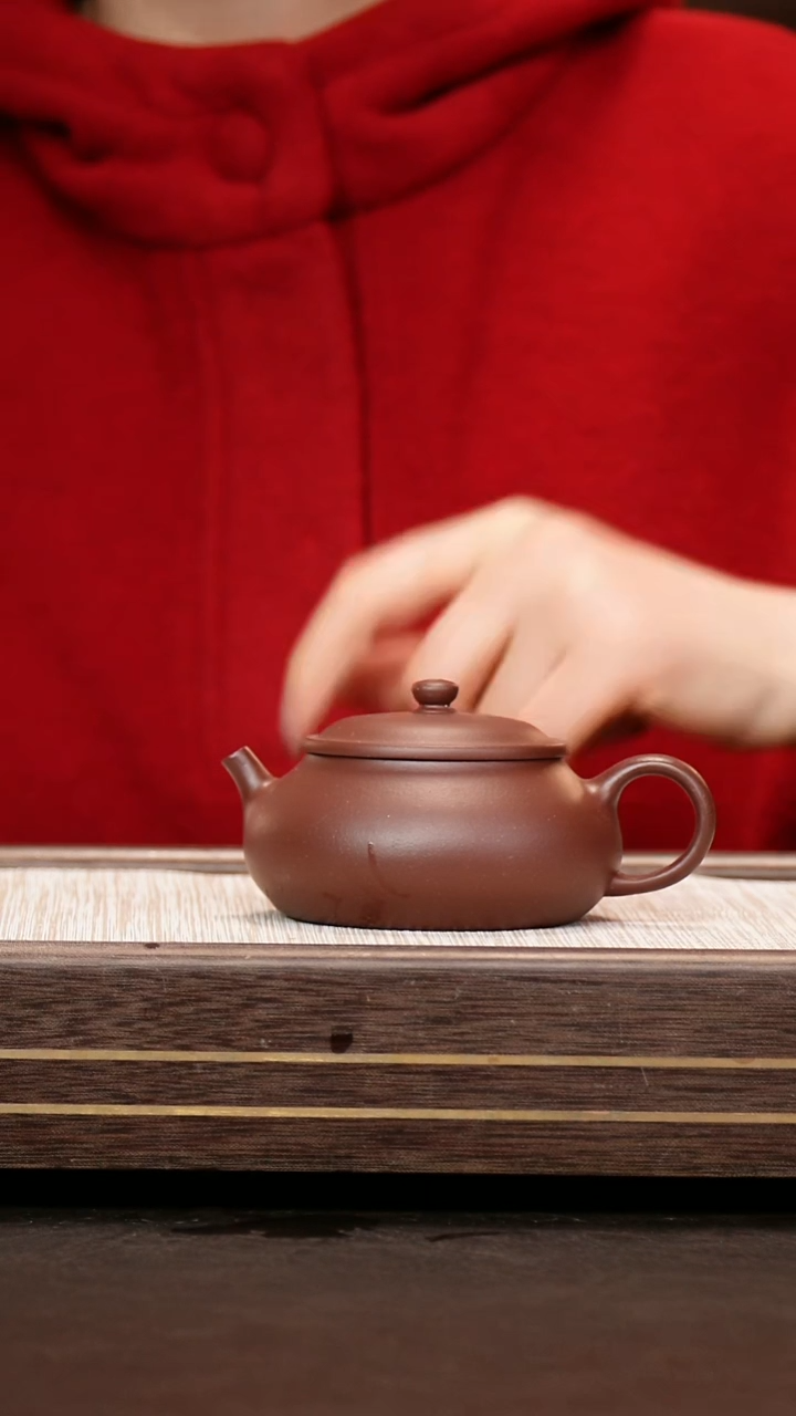 茶壶紫砂中槽清 古韵