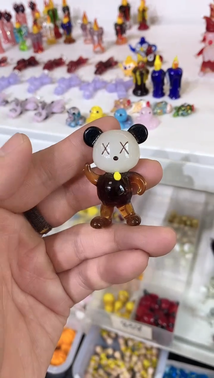 琉璃手工艺品特价暴力熊