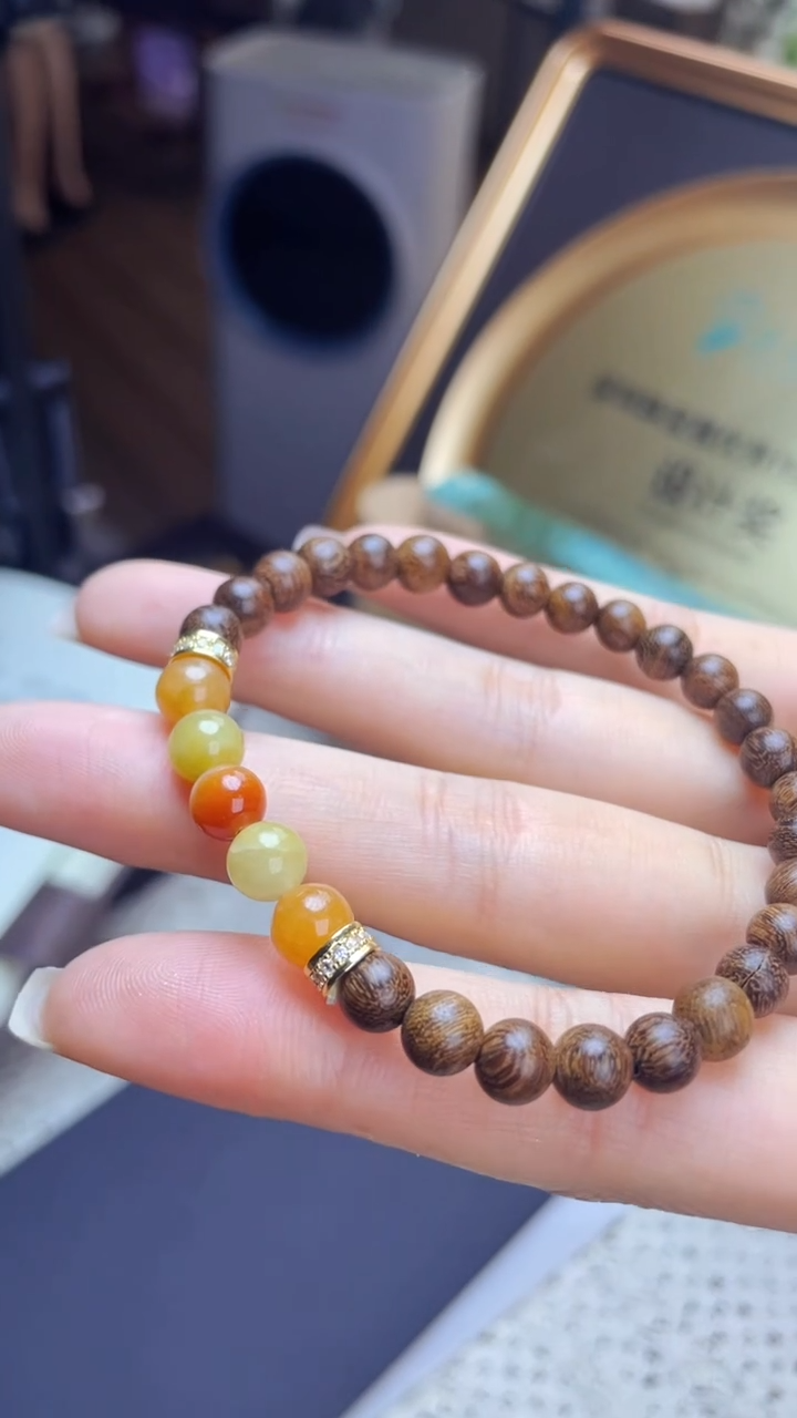 未镶嵌手链翡翠定制珠串