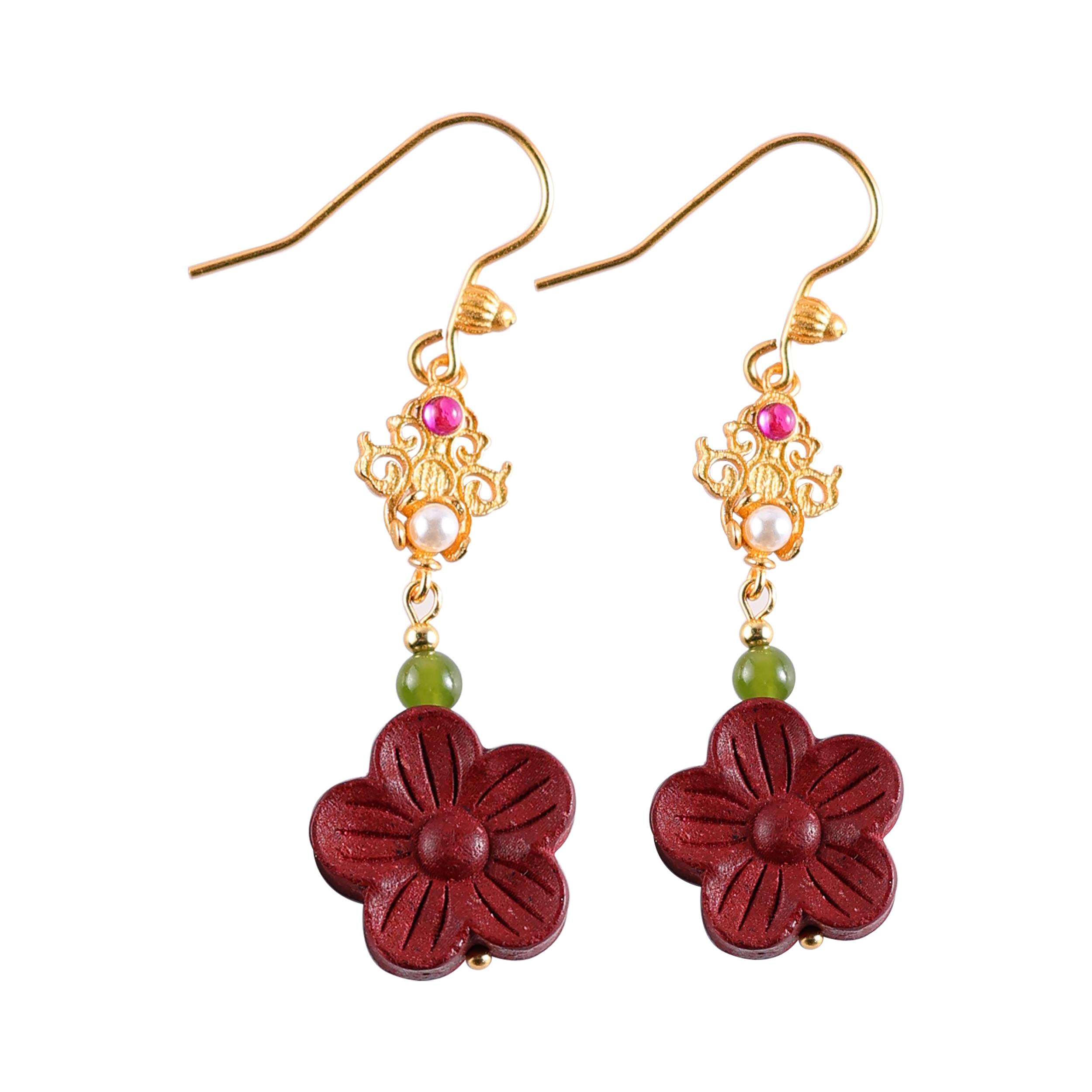 【非遗合香】梅花烙 合香珠 花蕊夫人文玩木作 MX061