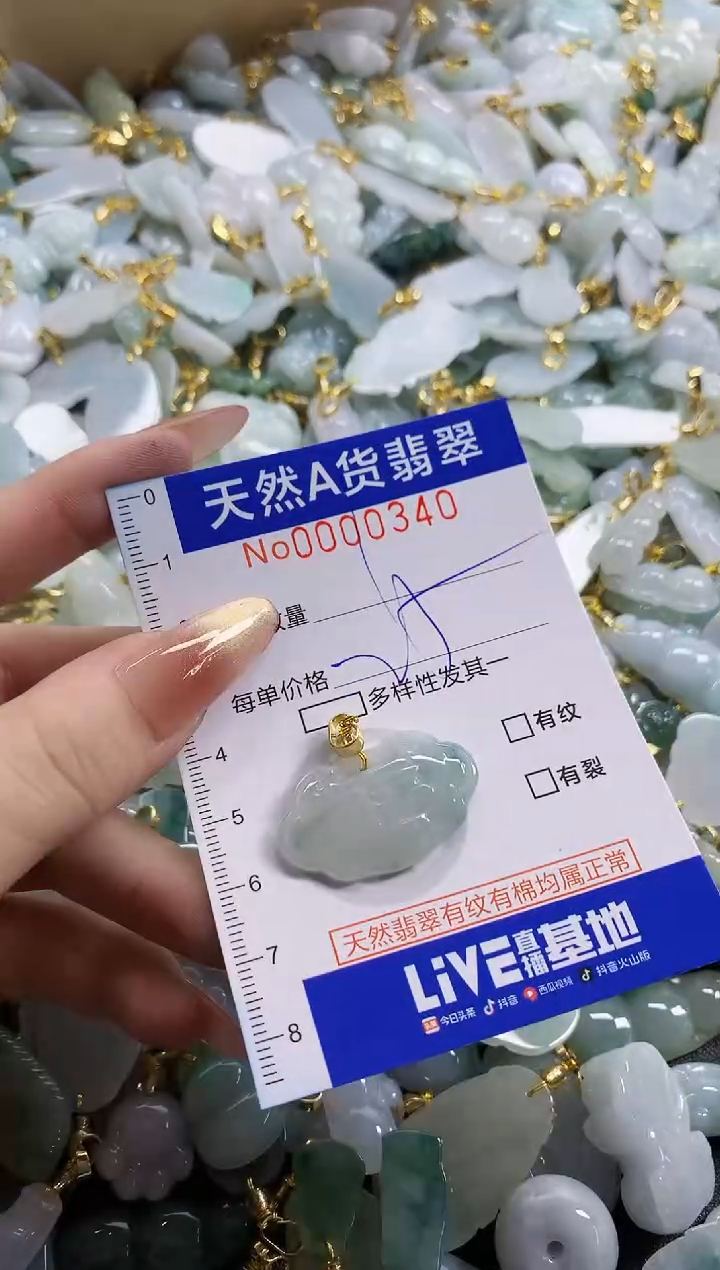 颈饰未镶嵌翡翠天然A货翡翠