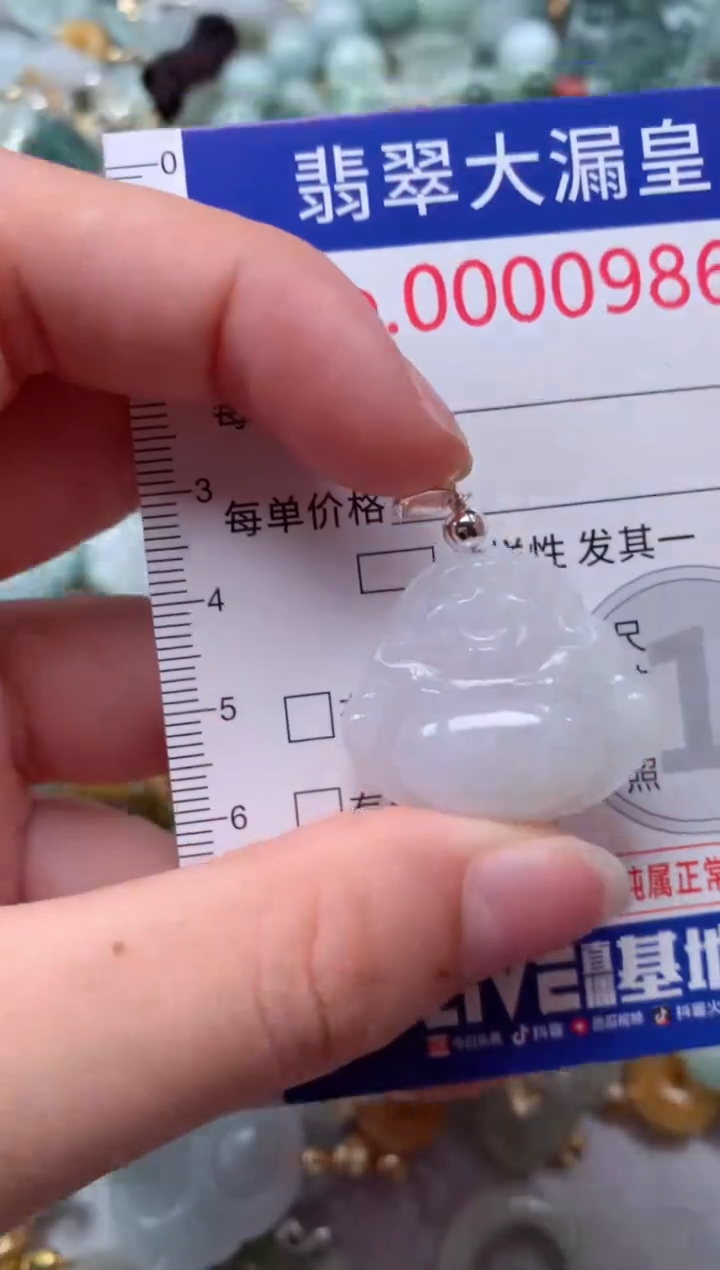 翡翠未镶嵌吊坠(不含链)986