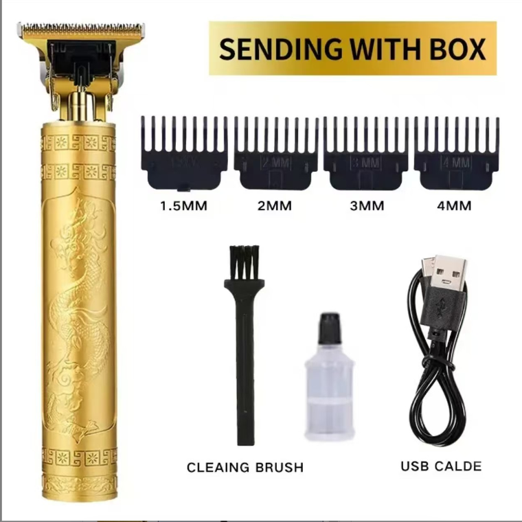 【工厂直发金色长龙】电推子电动理发刮胡便携剃头修剪器