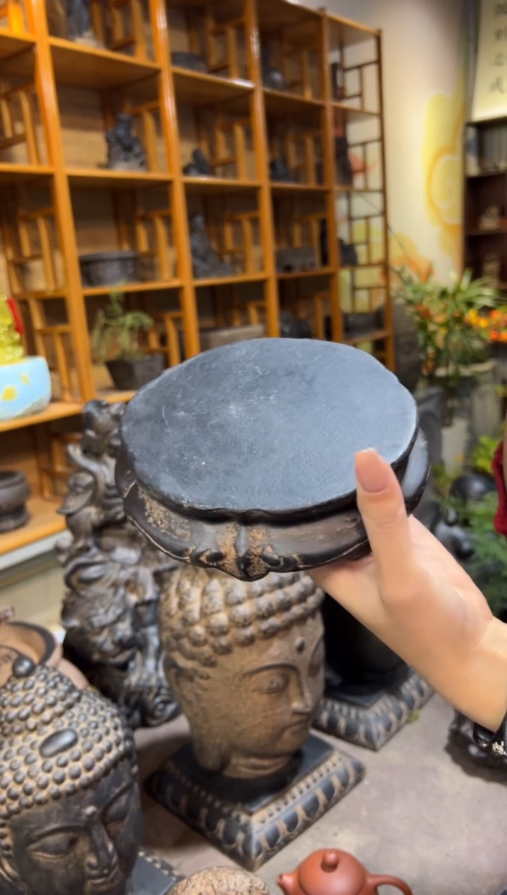 陶土【火山泥】金箍坛底座