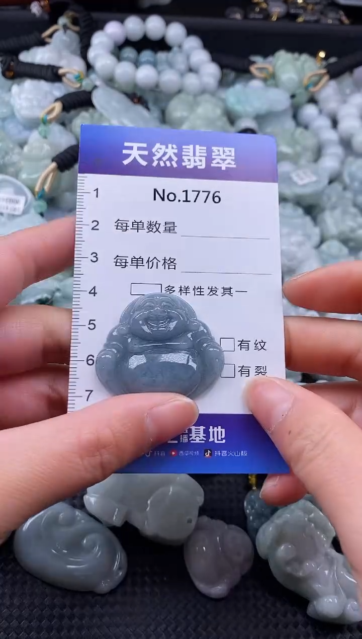 【闪购商品】翡翠颈饰未镶嵌缅甸A货翡翠1776