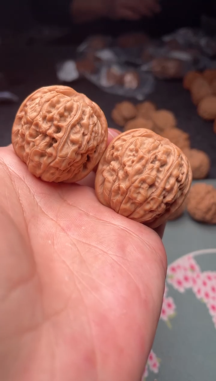 把件文玩核桃a195   莲花   36尺